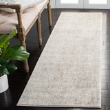 SAFAVIEH Evoke Collection Area Rug - 9' x 12', Ivory & Taupe, Oriental Distressed Design, Non-Shedding & Easy Care, Ideal for High Traffic Areas in Living Room, Bedroom (EVK256E)