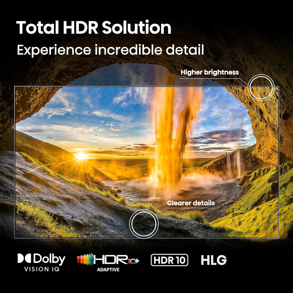 Hisense 55" U7 Mini-LED ULED 4K UHD Best Premium Gaming Google Smart TV (55U75QG, 2025 Model) - QLED, Native 165Hz, VRR 288, Up to 3000 Nits, HDR10+, Dolby Vision IQ · Atmos, IMAX Enhanced, 2.1.2 Ch