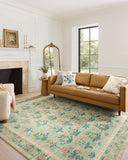 Loloi Rifle Paper Co. Eden Collection EDE-02 Mughal Garden Cream 7'-6" x 9'-6" Area Rug