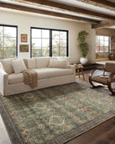 Loloi Magnolia Home by Joanna Gaines Sinclair Collection SIN-01 Pebble/Taupe 8'-6" x 11'-6", .25" Pile Height, Machine Washable, Area Rug