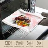 MALACASA Ivory White Dinnerware Sets, 30-Piece Porcelain Plates and Bowls Sets, Modern Dish Set for 6, Square Plates Dinnerware Set Kitchen Dishware Sets, Microwave and Dishwasher Safe, Series Flora