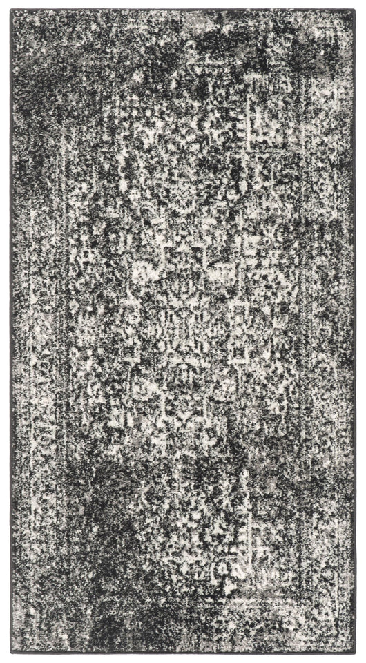 SAFAVIEH Evoke Collection Area Rug - 9' x 12', Ivory & Taupe, Oriental Distressed Design, Non-Shedding & Easy Care, Ideal for High Traffic Areas in Living Room, Bedroom (EVK256E)