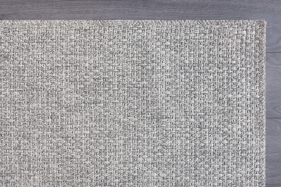 CAMILSON Easy Jute Rug 10x14, Indoor Outdoor Natural Color Fiber Area Rugs for Living Room Patio and Kitchen Rug, Sisal Boho Woven Design, Easy-Cleaning, Washable Outside Carpet Alfombras (10 x 14)