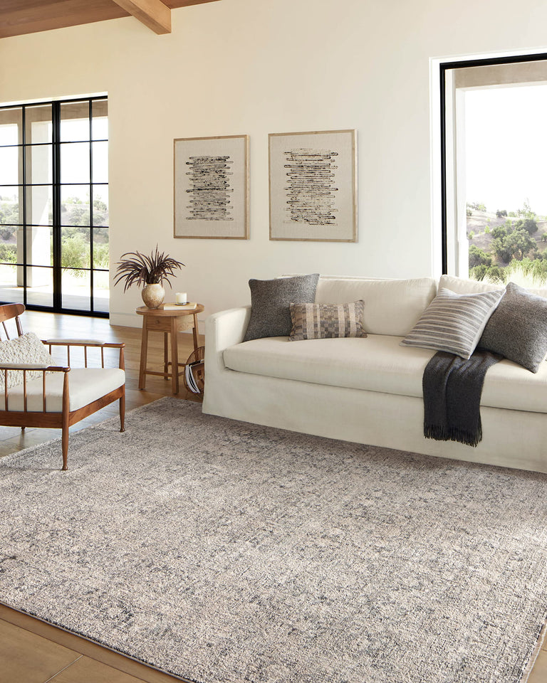 Loloi Amber Lewis Alie Collection ALE-03 Taupe/Dove 7'-10'' x 10', .13'' Pile Height, Area Rug