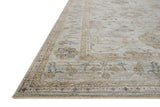 Loloi Magnolia Home by Joanna Gaines Millie Collection MIE-02 Sky/Gold 7'-10" x 10', .25" Pile Height, Area Rug