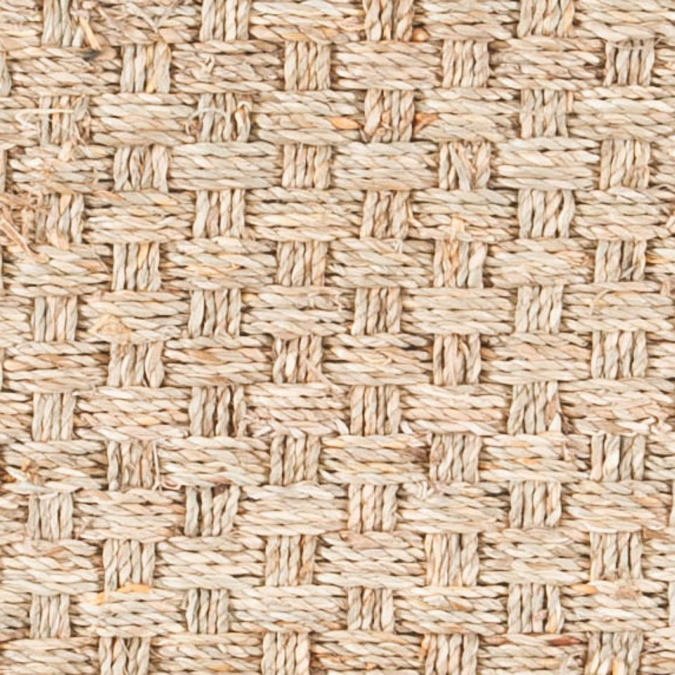 SAFAVIEH Area Rug 8x10 - Natural Fiber Collection - Large - Natural & Beige, Seagrass, Basketweave Pattern (NF114A)