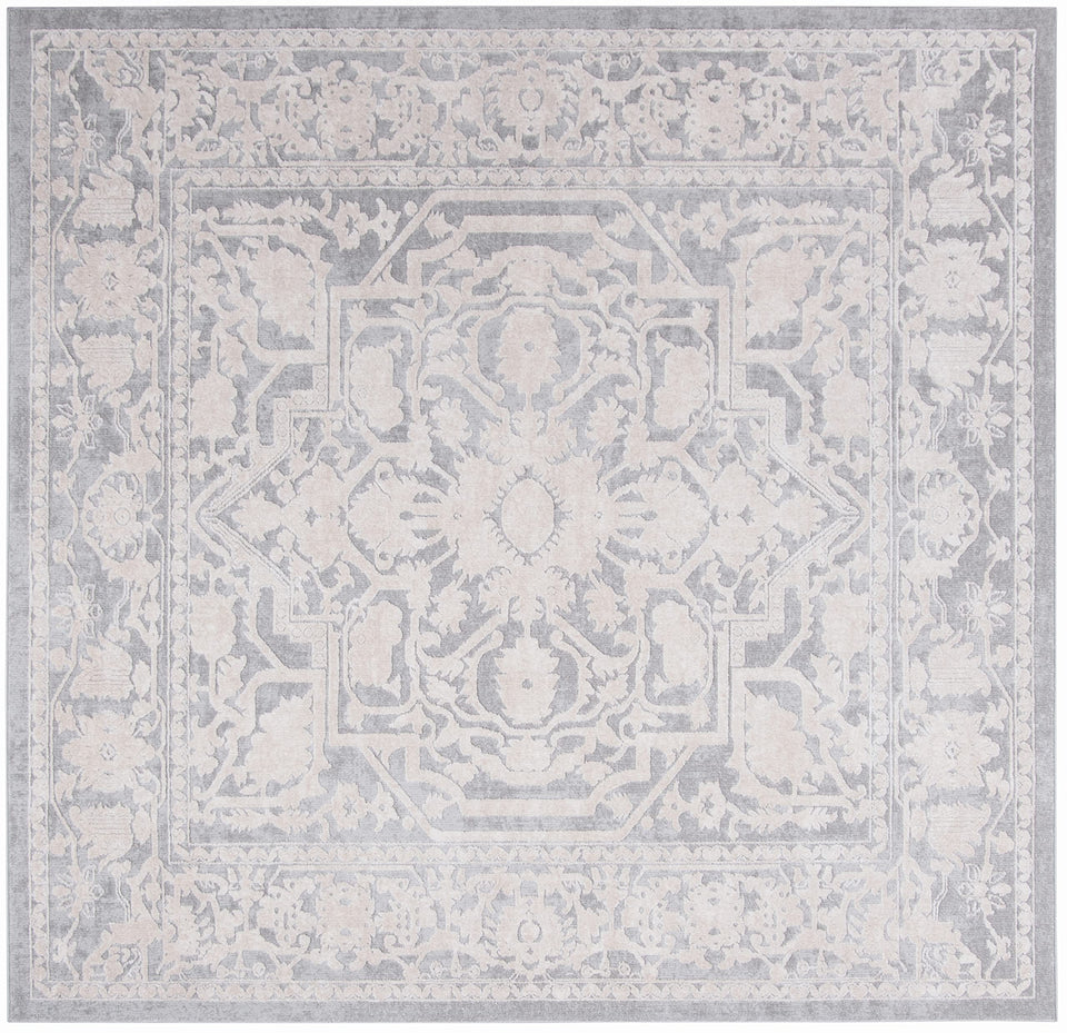 SAFAVIEH Area Rug 9x12 - Reflection Collection - Large - Cream & Ivory, Non-Shedding & Easy Cleaning, Ideal for Living Room, Bedroom, Dining Space (RFT665D)
