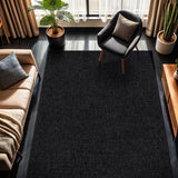 CAMILSON Easy Jute Rug 10x14, Indoor Outdoor Natural Color Fiber Area Rugs for Living Room Patio and Kitchen Rug, Sisal Boho Woven Design, Easy-Cleaning, Washable Outside Carpet Alfombras (10 x 14)