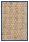 SAFAVIEH Area Rug 8x10 - Natural Fiber Collection - Large - Natural & Beige, Seagrass, Basketweave Pattern (NF114A)