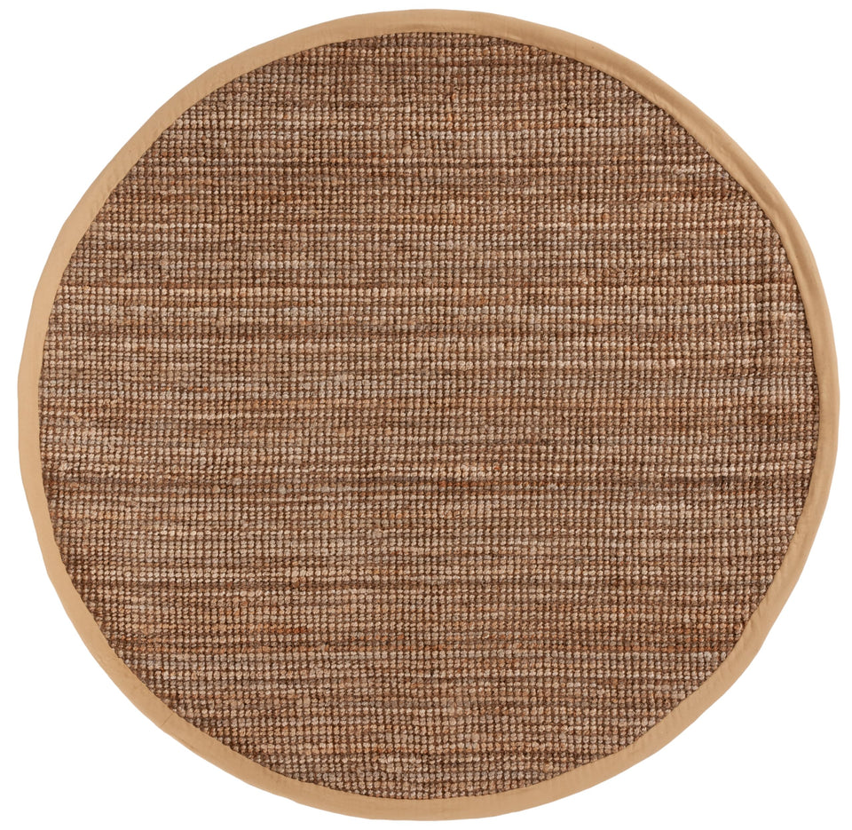 SAFAVIEH Area Rug 9x12 - Natural Fiber Collection - Large - Natural Brown, Handmade Jute, Farmhouse Style, Chunky Textured Thick Pile (NF747A)