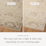 Loloi Magnolia Home by Joanna Gaines Pace Collection PAC-01 Natural/Stone 9'-6" x 12'-3" Area Rug