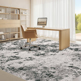 Area Rugs for Living Room: 12x15 Abstract Washable Rug Modern Neutral Large Soft Stain Resistant Non-Slip Backing Machine Table for Bedroom Dining Room Indoor Home Office Carpet - Gold Brown