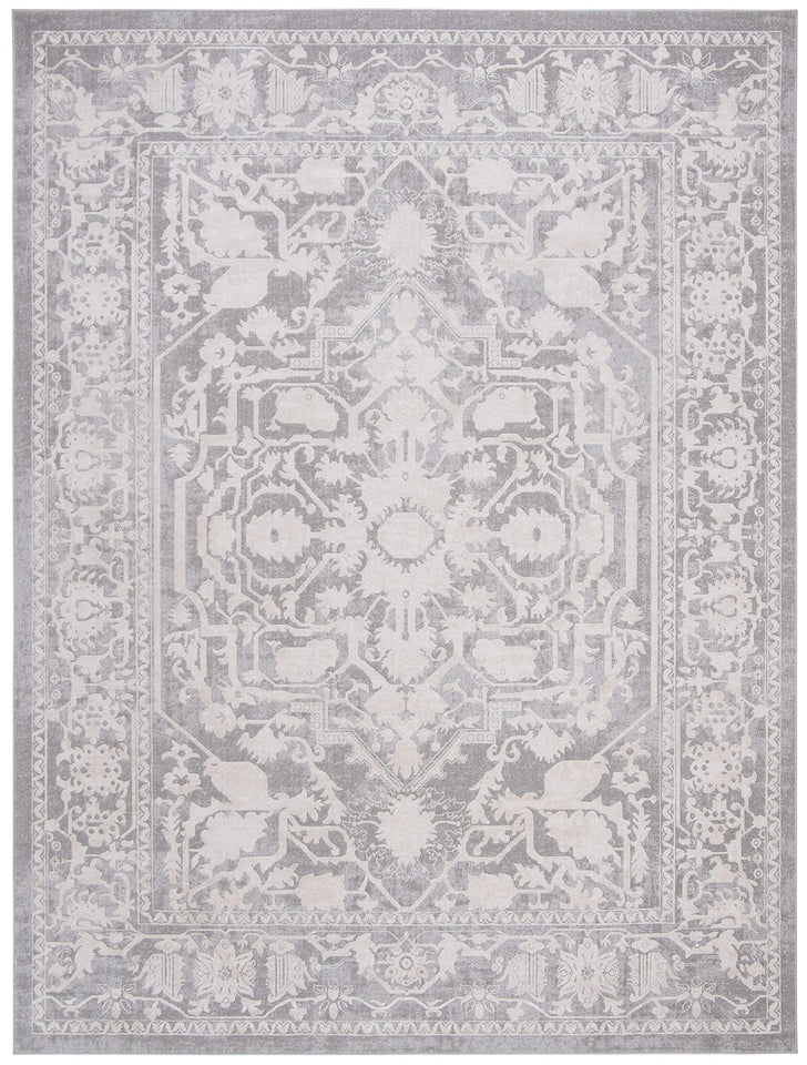 SAFAVIEH Area Rug 9x12 - Reflection Collection - Large - Cream & Ivory, Non-Shedding & Easy Cleaning, Ideal for Living Room, Bedroom, Dining Space (RFT665D)