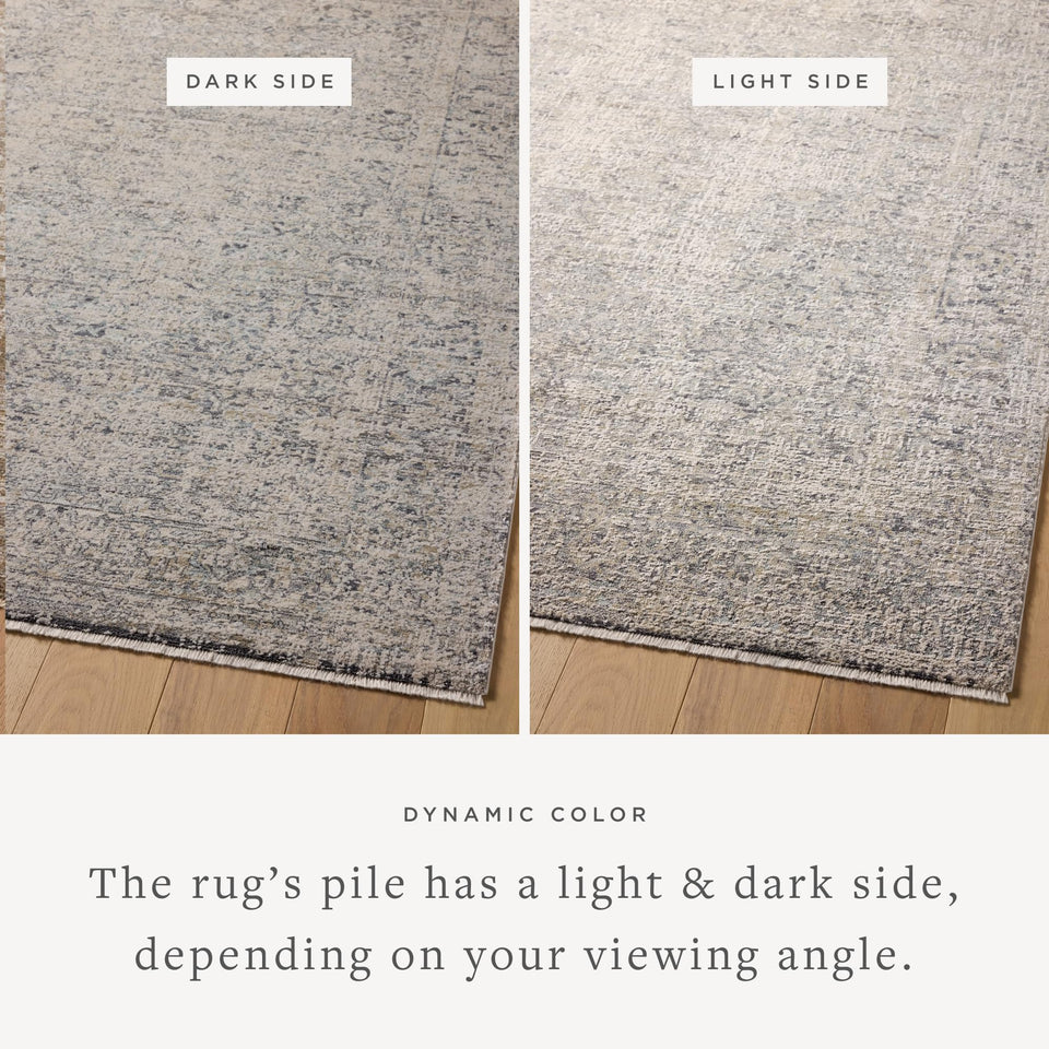 Loloi Amber Lewis Alie Collection ALE-03 Taupe/Dove 7'-10'' x 10', .13'' Pile Height, Area Rug