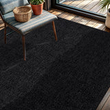 CAMILSON Easy Jute Rug 10x14, Indoor Outdoor Natural Color Fiber Area Rugs for Living Room Patio and Kitchen Rug Herringbone Woven Design Easy-Cleaning Washable Outside Carpet Alfombras 10 x 14