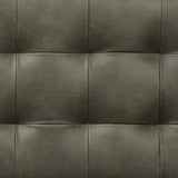 POLY & BARK Napa 72" Apartment Sofa – Italian-Tanned Full-Grain Pure-Aniline or Semi-Aniline Leather, Feather-Down Cushioning, Kiln-Dried Solid Wood Frame, Walnut Legs - Cognac Tan