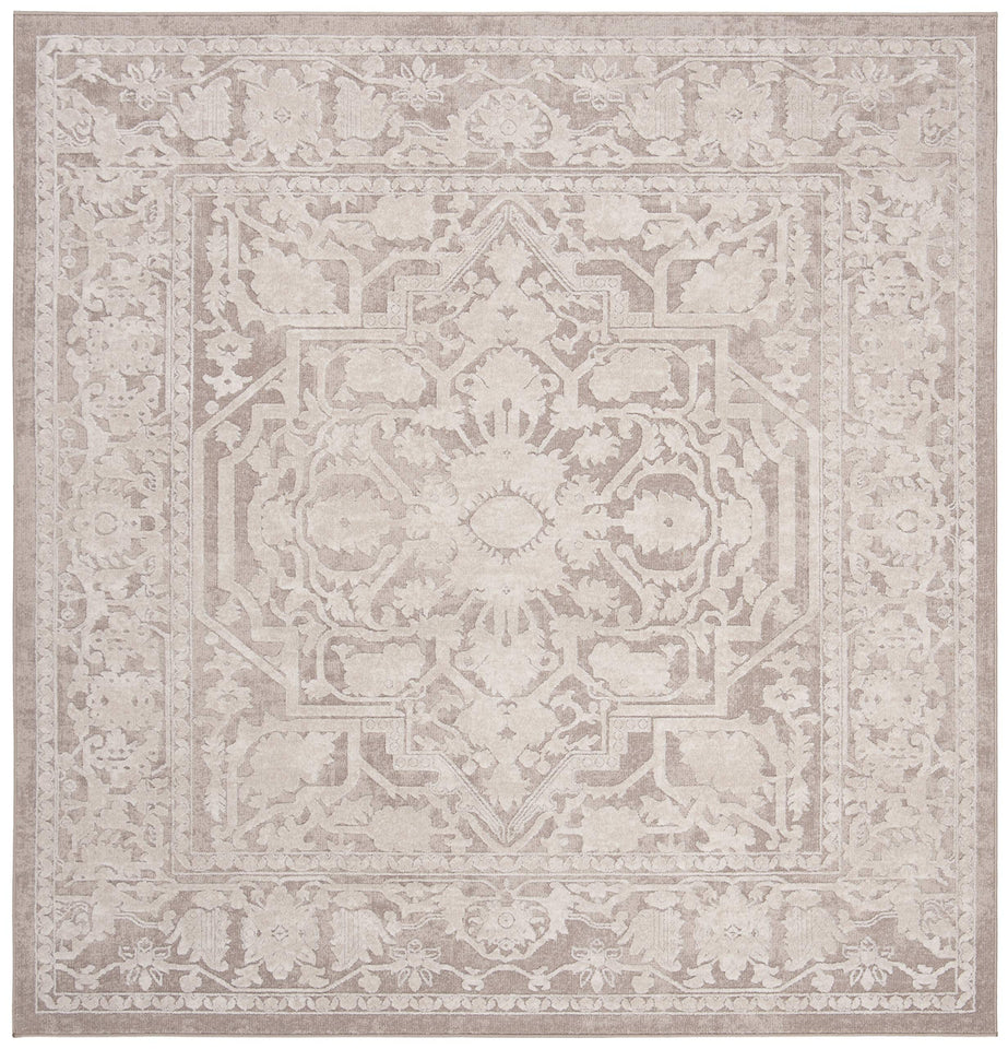 SAFAVIEH Area Rug 9x12 - Reflection Collection - Large - Cream & Ivory, Non-Shedding & Easy Cleaning, Ideal for Living Room, Bedroom, Dining Space (RFT665D)