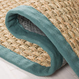 SAFAVIEH Area Rug 8x10 - Natural Fiber Collection - Large - Natural & Beige, Seagrass, Basketweave Pattern (NF114A)