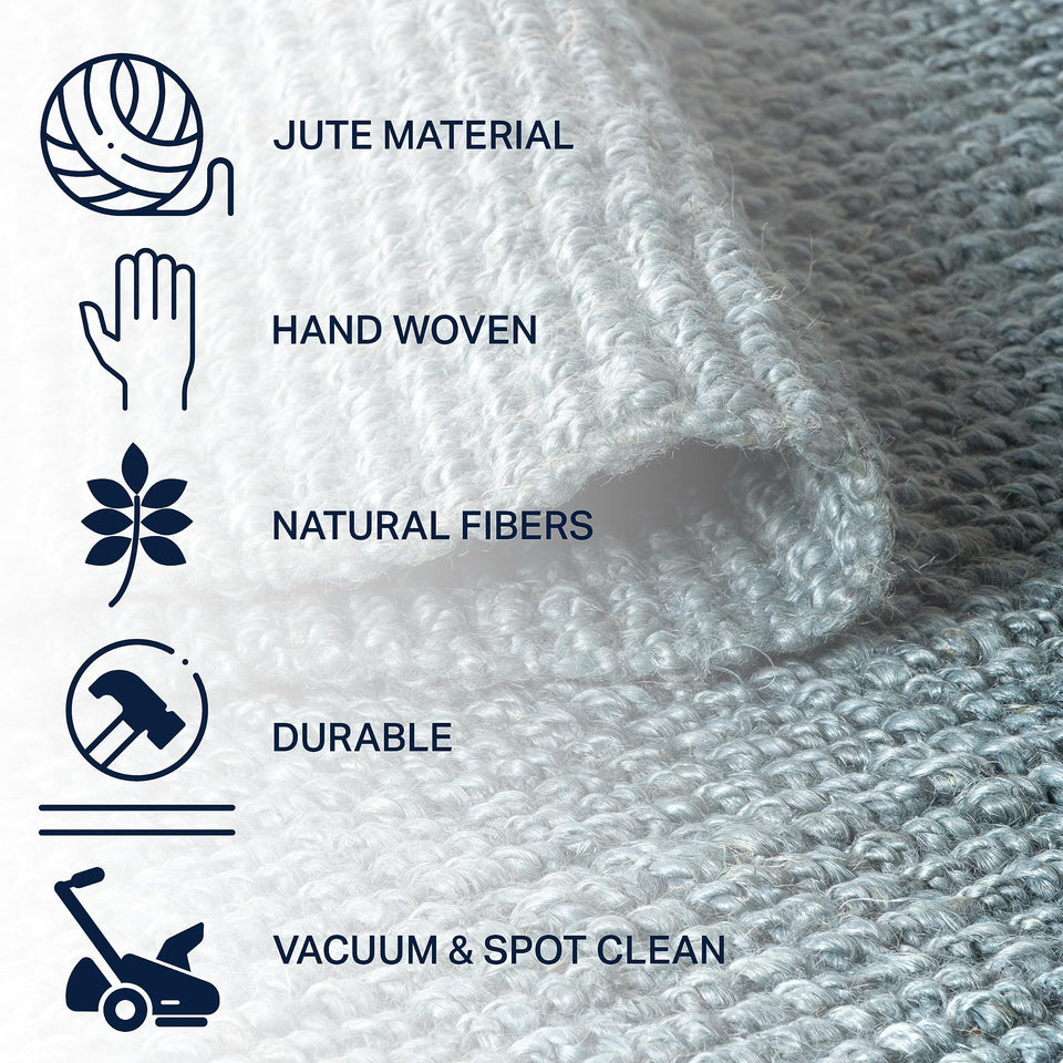 JONATHAN Y Handwoven Jute Fringe Natural Indoor Area Rug, 8x10, Pata, Bohemian, Rustic, Cottage, Easy-Cleaning for Living Room, Bedroom, Kitchen, Non-Shedding (NRF103A-8)