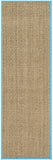 SAFAVIEH Area Rug 8x10 - Natural Fiber Collection - Large - Natural & Beige, Seagrass, Basketweave Pattern (NF114A)