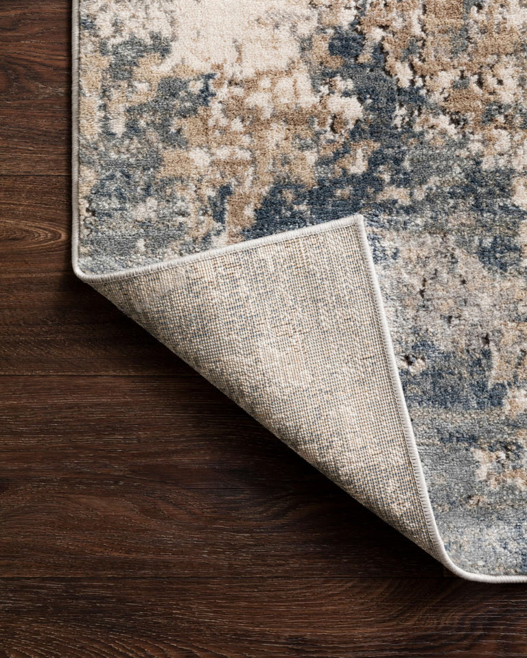 Loloi Teagan Collection TEA-03 Ivory/Sand 9'-9" x 13'-6" Area Rug, Large, Soft Neutral Rug, High-Traffic for Living Room, Bedroom, Home Office, Dining Area