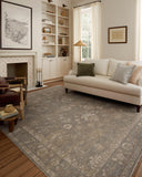 Loloi Chris Loves Julia Louisa Collection LOI-03 Taupe/Ivory 7'-10" x 10', .38" Pile Height, Area Rug