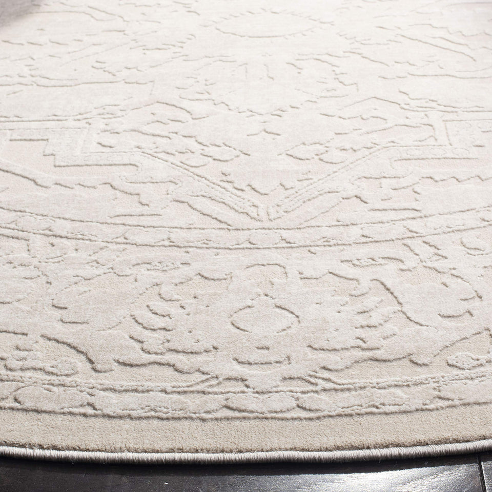 SAFAVIEH Area Rug 9x12 - Reflection Collection - Large - Cream & Ivory, Non-Shedding & Easy Cleaning, Ideal for Living Room, Bedroom, Dining Space (RFT665D)