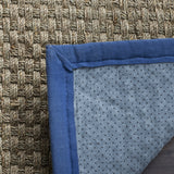SAFAVIEH Area Rug 8x10 - Natural Fiber Collection - Large - Natural & Beige, Seagrass, Basketweave Pattern (NF114A)