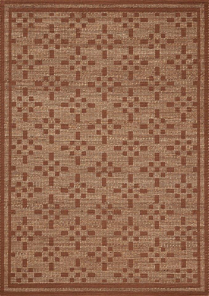 Loloi Chris Loves Julia Judy Collection JUD-07 Natural/Ivory 7'-9" x 9'-9" Area Rug