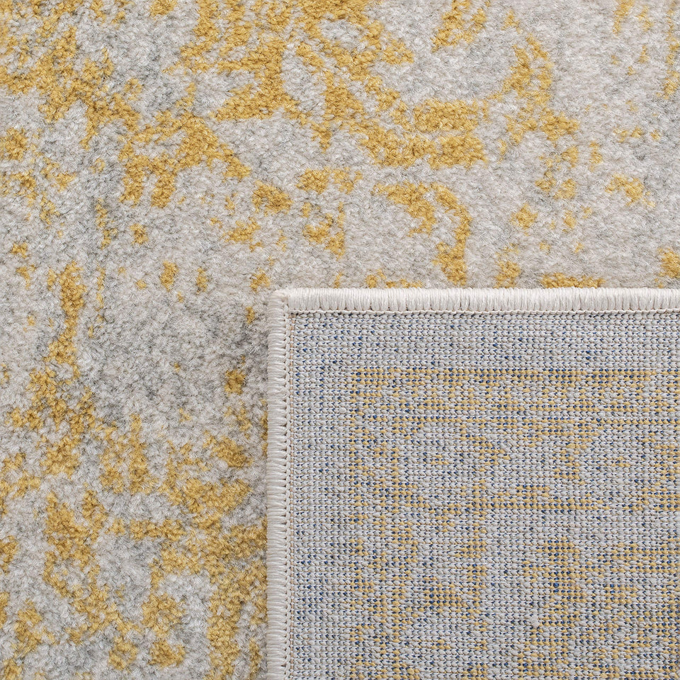 SAFAVIEH Evoke Collection Area Rug - 9' x 12', Ivory & Taupe, Oriental Distressed Design, Non-Shedding & Easy Care, Ideal for High Traffic Areas in Living Room, Bedroom (EVK256E)