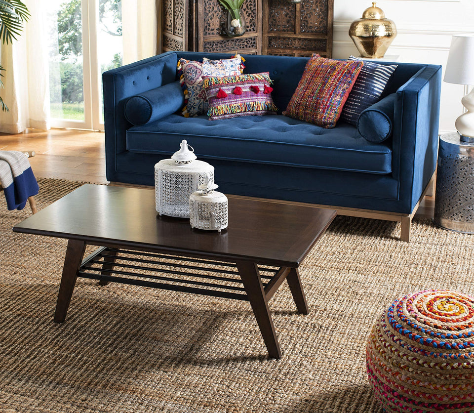 SAFAVIEH Area Rug 9x12 - Natural Fiber Collection - Large - Natural Brown, Handmade Jute, Farmhouse Style, Chunky Textured Thick Pile (NF447A)