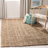 SAFAVIEH Area Rug 9x12 - Natural Fiber Collection - Large - Natural Brown, Handmade Jute, Farmhouse Style, Chunky Textured Thick Pile (NF447A)