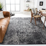SAFAVIEH Evoke Collection Area Rug - 9' x 12', Ivory & Taupe, Oriental Distressed Design, Non-Shedding & Easy Care, Ideal for High Traffic Areas in Living Room, Bedroom (EVK256E)