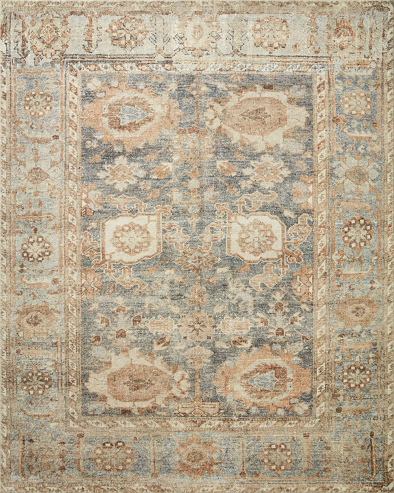 Loloi Margot Collection MAT-01 Antique/Sage 8'-6" x 11'-6" Area Rug, No-Shed Easy Clean Large Patterned Area Rug for Living Room, Bedroom, Dining Area