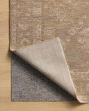 Loloi Chris Loves Julia Louisa Collection LOI-03 Taupe/Ivory 7'-10" x 10', .38" Pile Height, Area Rug
