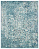 SAFAVIEH Evoke Collection Area Rug - 9' x 12', Ivory & Taupe, Oriental Distressed Design, Non-Shedding & Easy Care, Ideal for High Traffic Areas in Living Room, Bedroom (EVK256E)