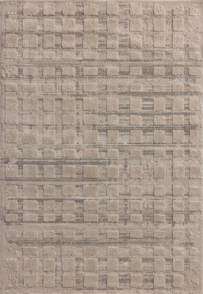 Loloi Amber Lewis Monty Collection MOT-01 Ivory/Taupe 9'-2" x 13', .50" Pile Height, Area Rug
