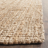 SAFAVIEH Area Rug 9x12 - Natural Fiber Collection - Large - Natural Brown, Handmade Jute, Farmhouse Style, Chunky Textured Thick Pile (NF447A)