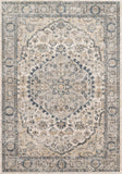 Loloi Teagan Collection TEA-03 Ivory/Sand 9'-9" x 13'-6" Area Rug, Large, Soft Neutral Rug, High-Traffic for Living Room, Bedroom, Home Office, Dining Area