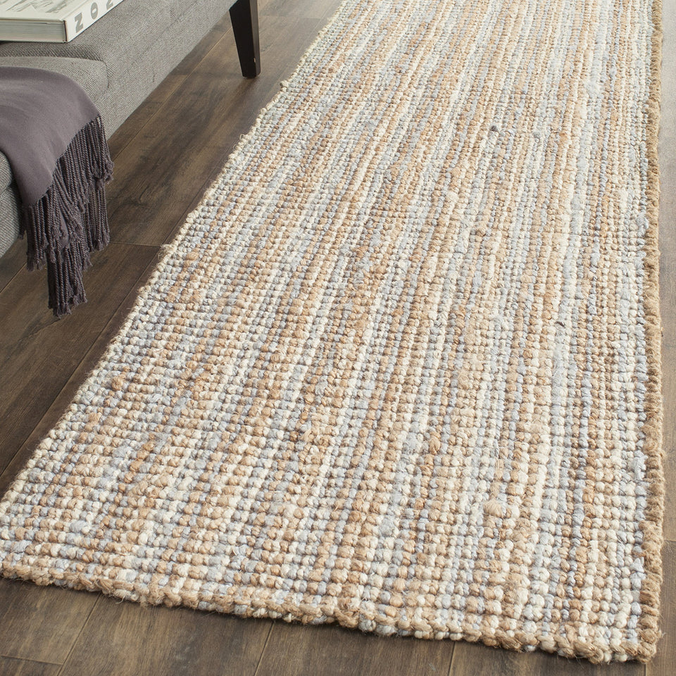 SAFAVIEH Area Rug 9x12 - Natural Fiber Collection - Large - Natural Brown, Handmade Jute, Farmhouse Style, Chunky Textured Thick Pile (NF447A)