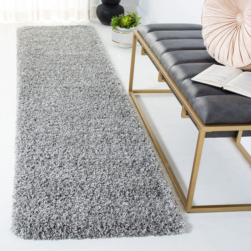 SAFAVIEH Area Rug 8x10 - California Shag Collection - Large - Beige, Non-Shedding & Easy Cleaning, Ultra Plush Thick Pile, Ideal for Living Room, Bedroom, Dining Space (SG151-1313)
