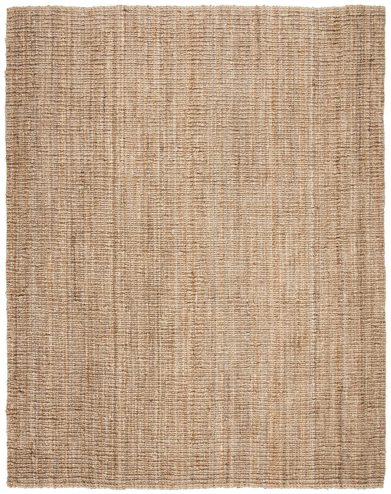SAFAVIEH Area Rug 9x12 - Natural Fiber Collection - Large - Natural Brown, Handmade Jute, Farmhouse Style, Chunky Textured Thick Pile (NF447A)