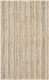 SAFAVIEH Area Rug 9x12 - Natural Fiber Collection - Large - Natural Brown, Handmade Jute, Farmhouse Style, Chunky Textured Thick Pile (NF447A)