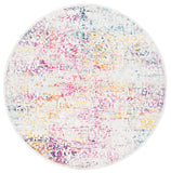 SAFAVIEH Evoke Collection Area Rug - 9' x 12', Ivory & Taupe, Oriental Distressed Design, Non-Shedding & Easy Care, Ideal for High Traffic Areas in Living Room, Bedroom (EVK256E)