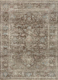 Loloi Magnolia Home by Joanna Gaines Millie Collection MIE-02 Sky/Gold 7'-10" x 10', .25" Pile Height, Area Rug