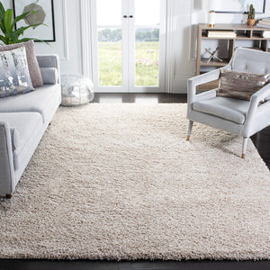 SAFAVIEH Area Rug 8x10 - California Shag Collection - Large - Beige, Non-Shedding & Easy Cleaning, Ultra Plush Thick Pile, Ideal for Living Room, Bedroom, Dining Space (SG151-1313)
