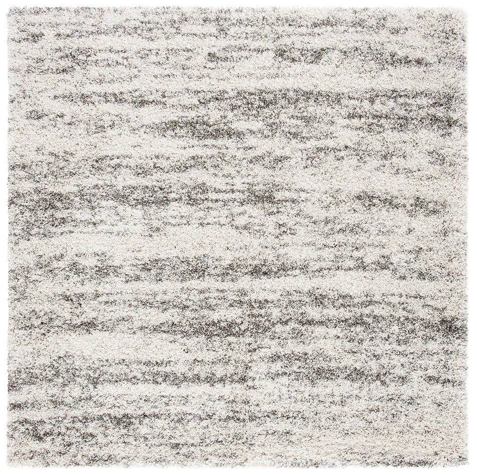 SAFAVIEH Area Rug 8x10 - Hudson Shag Collection - Large - Ivory & Beige, Non-Shedding & Easy Cleaning, Ultra Plush Thick Pile, Ideal for Living Room, Bedroom, Dining Space (SGH206B)