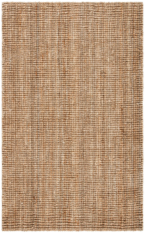 SAFAVIEH Area Rug 9x12 - Natural Fiber Collection - Large - Natural Brown, Handmade Jute, Farmhouse Style, Chunky Textured Thick Pile (NF447A)