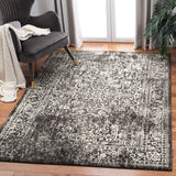 SAFAVIEH Evoke Collection Area Rug - 9' x 12', Ivory & Taupe, Oriental Distressed Design, Non-Shedding & Easy Care, Ideal for High Traffic Areas in Living Room, Bedroom (EVK256E)