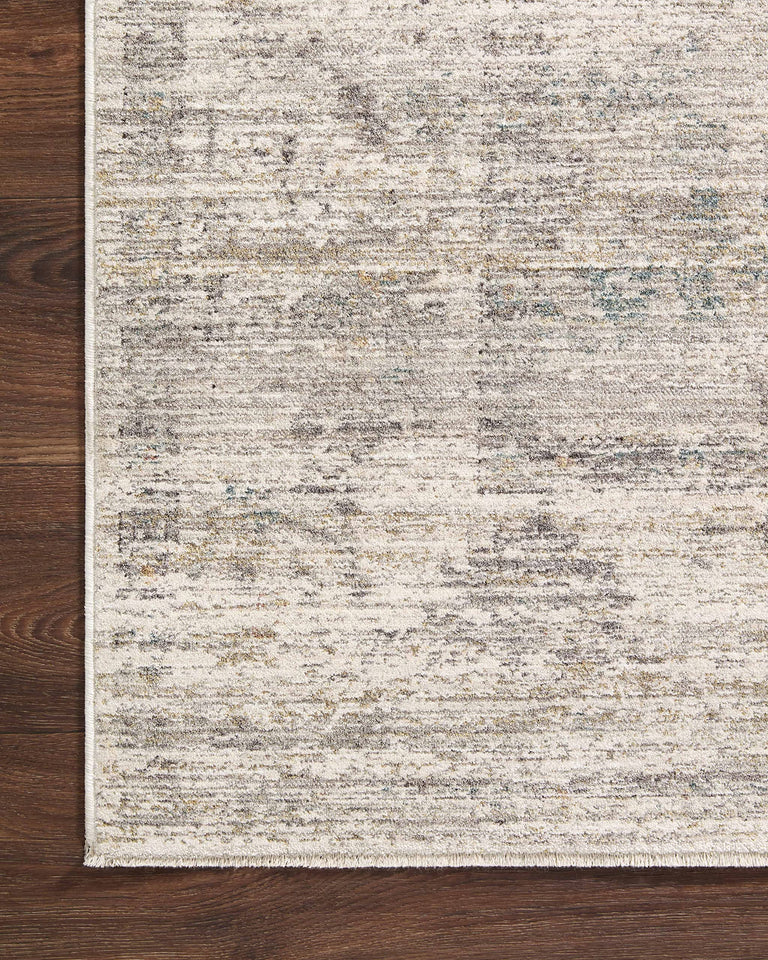 Loloi Magnolia Home by Joanna Gaines Millie Collection MIE-02 Sky/Gold 7'-10" x 10', .25" Pile Height, Area Rug